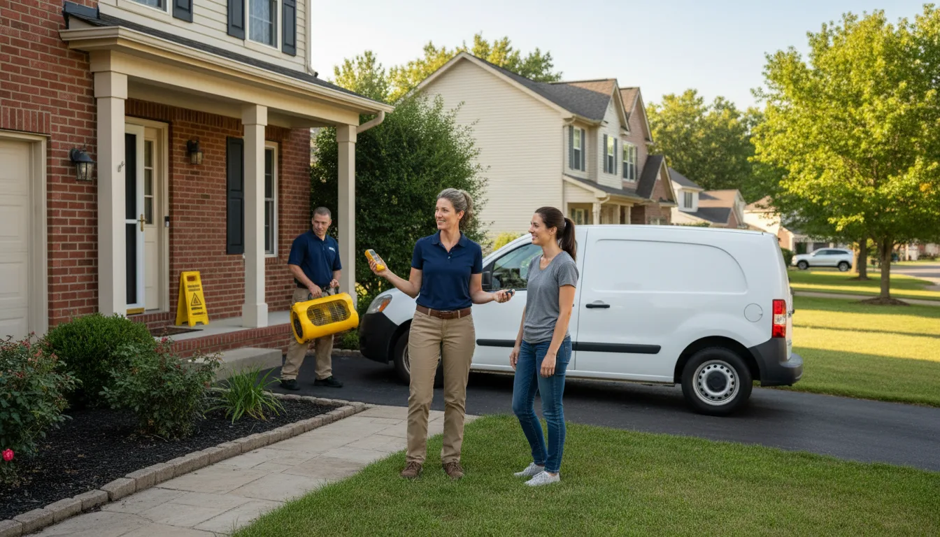 Water restoration image for Water Damage & Restoration Services in Sunny Side, GA